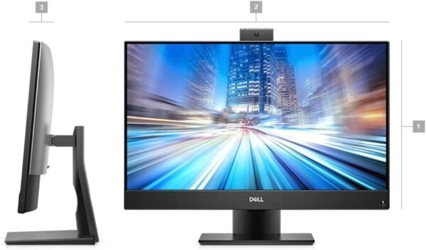 Dell Optiplex 7470 AIO | 23.8" 1920x1080 FHD | Core i5-9500 - Disco duro SSD de 512 GB - 16 GB de RAM | 6 núcleos @ 4.4 GHz Win 10 Pro