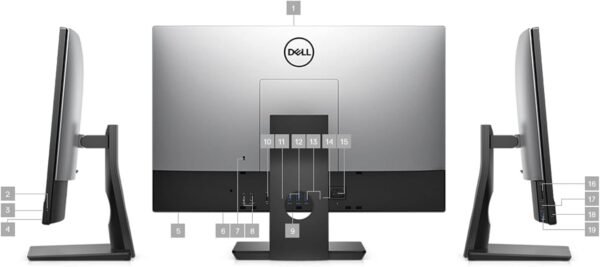 Dell Optiplex 7470 AIO | 23.8" 1920x1080 FHD | Core i5-9500 - Disco duro SSD de 512 GB - 16 GB de RAM | 6 núcleos @ 4.4 GHz Win 10 Pro